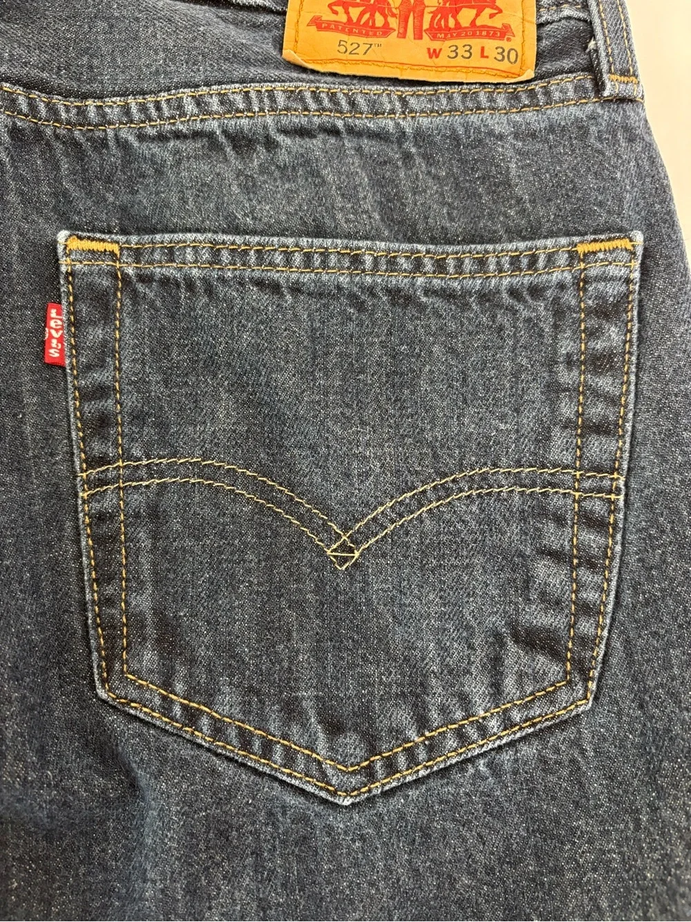 Levi's Men's Dark Blue Bootcut Jeans